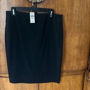 Ann Taylor Classic Black Pencil Skirt